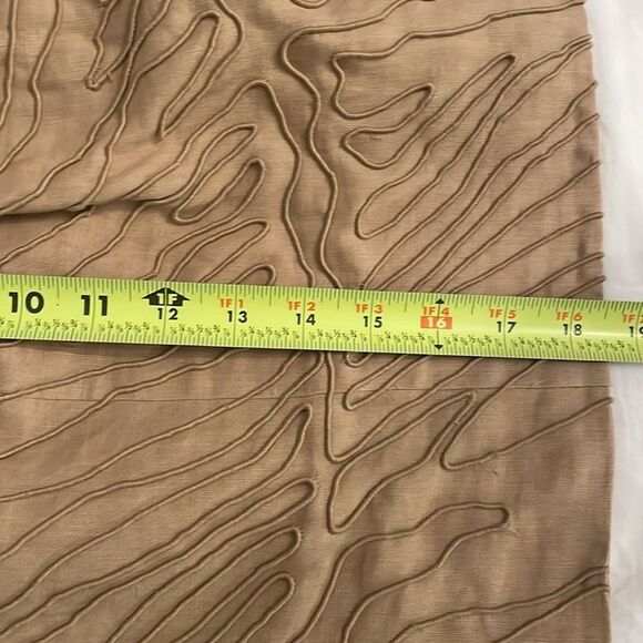Diane Von Furstenberg DVF PAQUERITA Linen Mini Skirt Womens Size 8 Beige Tan - Picture 6 of 10